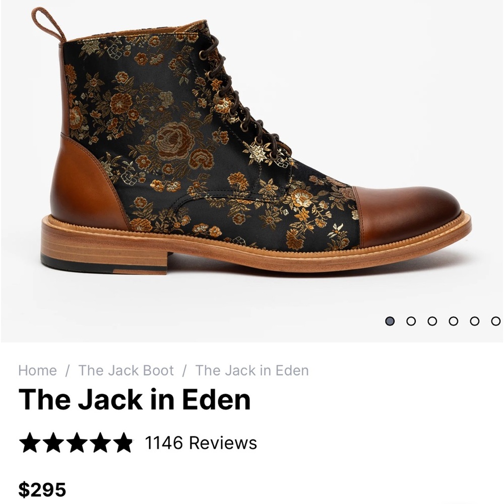 New, not worn, Taft Jack in Eden Men's Boot